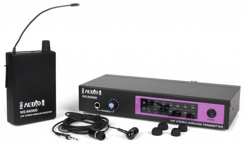 Фото PROAUDIO WS840 система ушного мониторинга