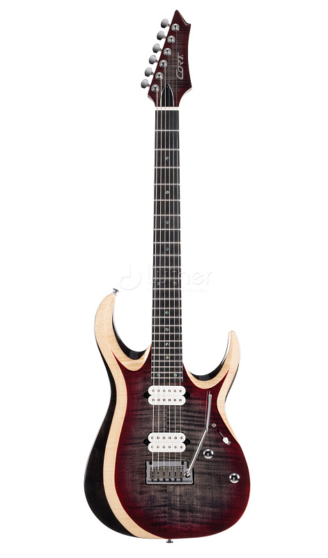 Фото X700-Duality-II-LVB X Series Электрогитара, красная, с чехлом, Cort