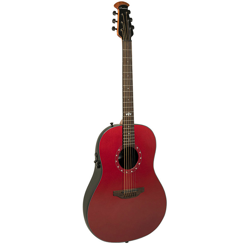 Фото Электроакустическая гитара OVATION 1516VRM-G Pro Series Ultra Mid Depth Vampira Red