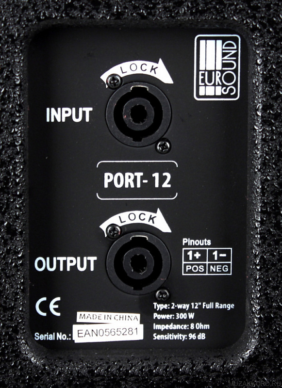 Фото Пассивная акустическая система EUROSOUND PORT-12