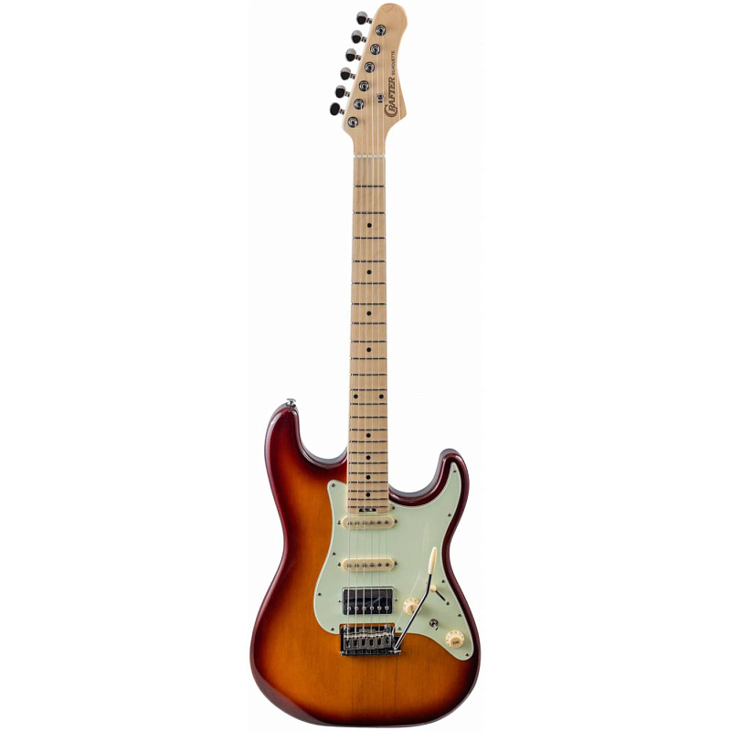 Фото Электрогитара CRAFTER Charlotte (Silhouette) MP Tobacco Sunburst