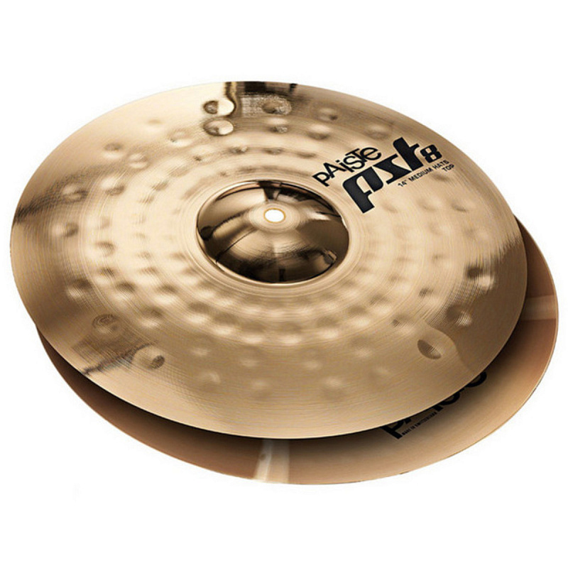 Фото Paiste 14 Medium Hats PST8  Ударный инструмент, тарелка (пара)