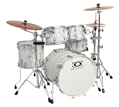 DRUMCRAFT Series 7 Progressive Maple Liguid Chrome/Satin Chrome HW