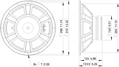 Динамик Lavoce WSF122.02 12" 400 Вт 8 Ом