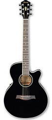 Электроакустическая гитара Ibanez AEG8E Black