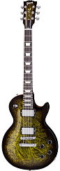 Электрогитара GIBSON LES PAUL STUDIO GREEN SWIRL BURST CHROME HARDWARE