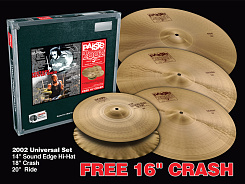 Комплект тарелок 14/18/20+16'' 000106USET 2002 Universal Set Paiste