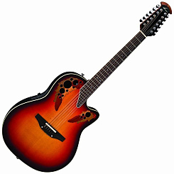 12-ст гитара OVATION 2758AX-NEB Standard Elite Deep Contour Cutaway New England Burst