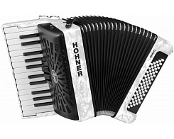 HOHNER Bravo II 60 white - Аккордеон 1/2 Хонер