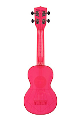 WATERMAN by KALA KA-SWF-PK Waterman Fluorescent Pink, Soprano Ukulele