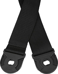 FENDER Quick Grip Locking End Strap, Black Polypro, 2"