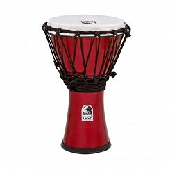 TOCA TFCDJ-7PR Freestyle Colorsound Djembe X-Small Pastel Red 