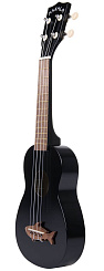 KALA MK-SS/BLK MAKALA SHARK, SOPRANO UKULELE, BLACKTIP.