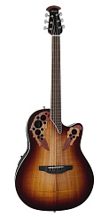 OVATION CE48P-KOAB Celebrity Elite Plus Super Shallow Koa Burst