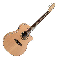 Seagull NATURAL ELEMENTS CHERRY CW FOLK T35 Grand Auditorium Электроакустическая гитара 