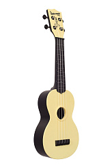 WATERMAN by KALA KA-SWB-YL Waterman Pale Yellow, Matte, Soprano Ukulele