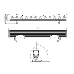 Архитектурный LED светильник STAGE4 BARTONE 12x15F IP