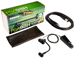 SHURE PGA98H-XLR кардиоидный конденсаторный инструментальный микрофон