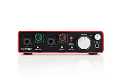 FOCUSRITE Scarlett Studio 2nd Gen студийный комплект (Scarlett 2i2 2nd Gen, наушники, микрофон, ПО, микрофонный кабель).