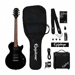 EPIPHONE Les Paul Electric Guitar Player Pack Ebony