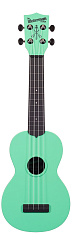 WATERMAN by KALA KA-SWB-GN Seafoam Green, Matte, Soprano Ukulele