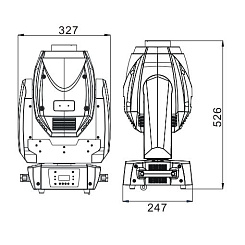 Acme LED-MS600SE Светодиодная вращающаяся голова