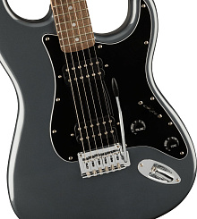 Электрогитара FENDER SQUIER Affinity 2021 Stratocaster HH LRL Charcoal Frost Metallic