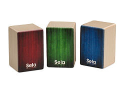 Sela SE-108 Mini Cajon Набор мини шейкеров, 3 шт